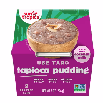 <span> Ube Taro </span> Tapioca Pudding