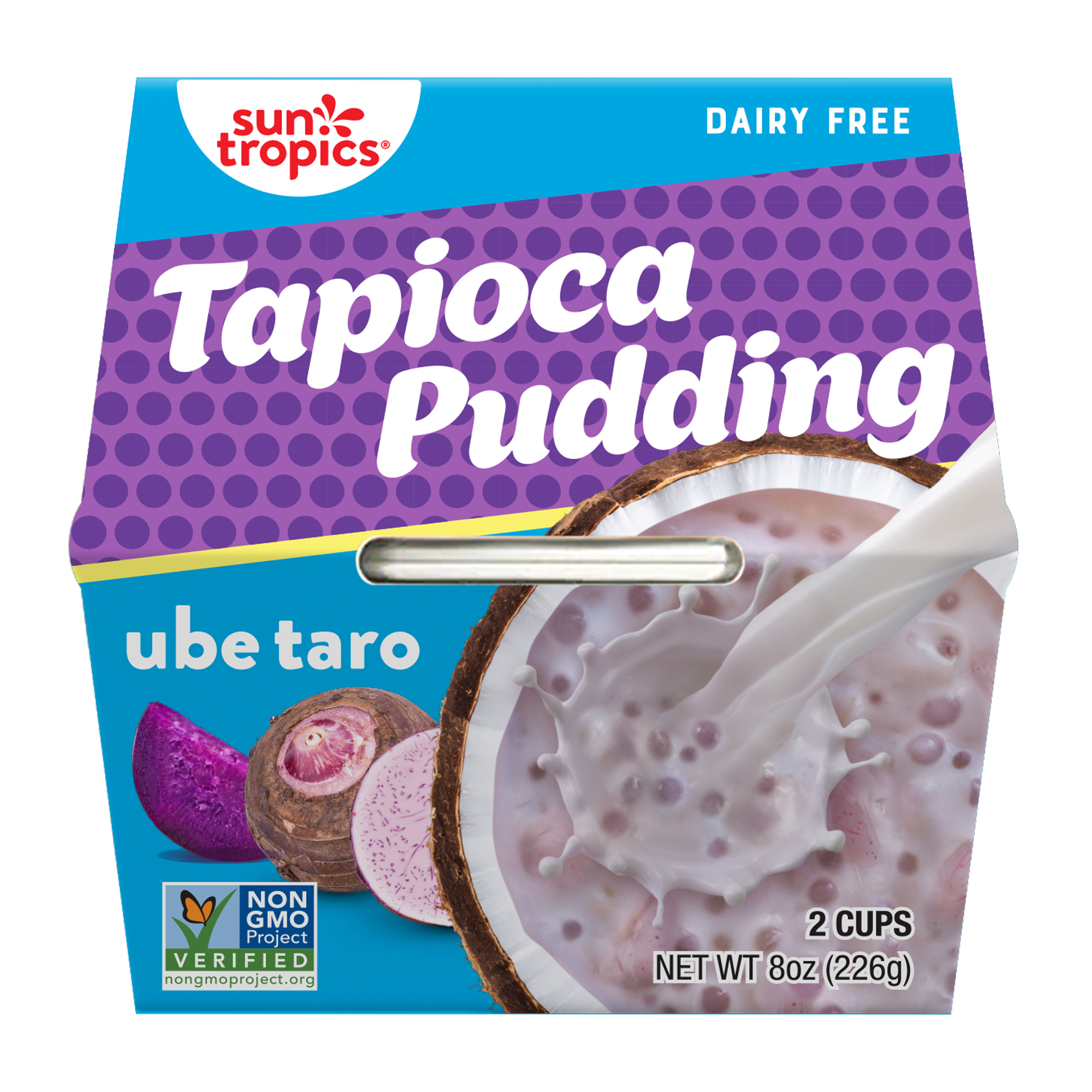 Ube Taro Tapioca Pudding - Sun Tropics