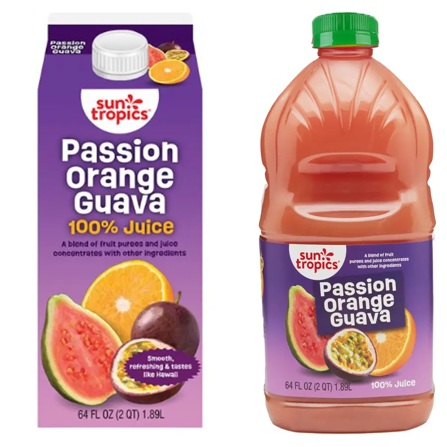 Passion Orange Guava 100% Juice - Sun Tropics